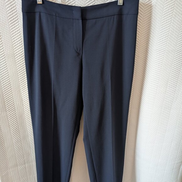 ARMANI COLLEZIONI Navy Blue 100% virgin wool pants trousers Size 8 Career Office - Picture 4 of 11